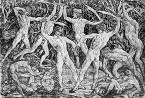А. Поллайоло
Битва обнаженных
Ок. 1470
Резцовая гравюра