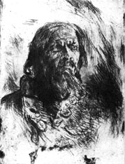 В. А. Серов
Шаляпин в роли Грозного
1897
Сухая игла